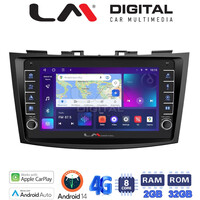 LM Digital - LM ZG8179 GPS Οθόνη OEM Multimedia Αυτοκινήτου για SUZUKI SWIFT 2011>2016 (CarPlay/AndroidAuto/BT/GPS/WIFI/GPRS) electriclife