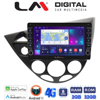 LM Digital - LM ZG8236 GPS Οθόνη OEM Multimedia Αυτοκινήτου για Ford Focus 1998 > 2004 (CarPlay/AndroidAuto/BT/GPS/WIFI/GPRS) electriclife