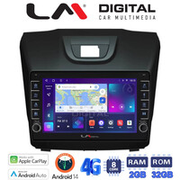 LM Digital - LM ZG8435 GPS Οθόνη OEM Multimedia Αυτοκινήτου για ISUZU DMAX 2012> (CarPlay/AndroidAuto/BT/GPS/WIFI/GPRS) electriclife
