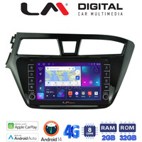 LM Digital - LM ZG8517 GPS Οθόνη OEM Multimedia Αυτοκινήτου για Hyundai i20 2015> (CarPlay/AndroidAuto/BT/GPS/WIFI/GPRS) electriclife