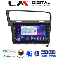 LM Digital - LM ZG8591B GPS Οθόνη OEM Multimedia Αυτοκινήτου για 0 (CarPlay/AndroidAuto/BT/GPS/WIFI/GPRS) electriclife