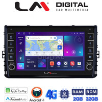LM Digital - LM ZG8605 GPS Οθόνη OEM Multimedia Αυτοκινήτου για VW POLO 2017> (CarPlay/AndroidAuto/BT/GPS/WIFI/GPRS) electriclife