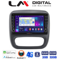 LM Digital - LM ZG8706 GPS Οθόνη OEM Multimedia Αυτοκινήτου για Opel Vivaro 2014 > 2020Renault Traffic 2014 > 2020Nissan NV300 2014 > 2020Fiat Talento 2014 > 2020Δείτε τί φίσα έχει το αυτοκίνητο πριν την αγορά της οθόνης. (CarPlay/AndroidA electriclife