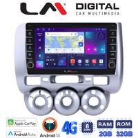 LM Digital - LM ZG8730 GPS Οθόνη OEM Multimedia Αυτοκινήτου για HONDA JAZZ 2002>2009 (CarPlay/AndroidAuto/BT/GPS/WIFI/GPRS) electriclife