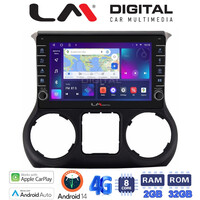 LM Digital - LM ZG8745 GPS Οθόνη OEM Multimedia Αυτοκινήτου για JEEP WRANGLER 2011>2018 (CarPlay/AndroidAuto/BT/GPS/WIFI/GPRS) electriclife