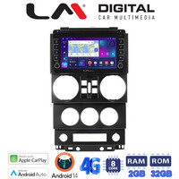 LM Digital - LM ZG8748B GPS Οθόνη OEM Multimedia Αυτοκινήτου για JEEP WRANGLER 2007 > 2011 (CarPlay/AndroidAuto/BT/GPS/WIFI/GPRS) electriclife