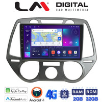 LM Digital - LM ZG8838 GPS Οθόνη OEM Multimedia Αυτοκινήτου για Hyundai i20 2008 > 2014 (CarPlay/AndroidAuto/BT/GPS/WIFI/GPRS) electriclife