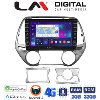 LM Digital - LM ZG8839 GPS Οθόνη OEM Multimedia Αυτοκινήτου για HYUNDAI i20 2008>2013 (CarPlay/AndroidAuto/BT/GPS/WIFI/GPRS) electriclife
