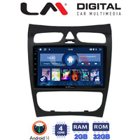 LM Digital - LM ZL4812 GPS Οθόνη OEM Multimedia Αυτοκινήτου για Mercedes CLK (W209) 2000 > 2004 (BT/GPS/WIFI/GPRS) electriclife