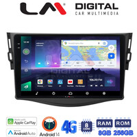 LM Digital - LM ZQ8018 GPS Οθόνη OEM Multimedia Αυτοκινήτου για TOYOTA RAV4 2006 > 2012 (CarPlay/AndroidAuto/BT/GPS/WIFI/GPRS) electriclife
