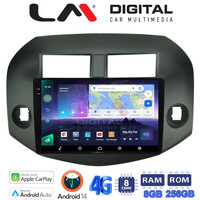 LM Digital - LM ZQ8018B GPS Οθόνη OEM Multimedia Αυτοκινήτου για Toyota Rav4 2007 > 2012 (CarPlay/AndroidAuto/BT/GPS/WIFI/GPRS) electriclife