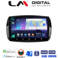 LM Digital - LM ZQ8029 GPS Οθόνη OEM Multimedia Αυτοκινήτου για SMART ForTwo  2015> (CarPlay/AndroidAuto/BT/GPS/WIFI/GPRS) electriclife