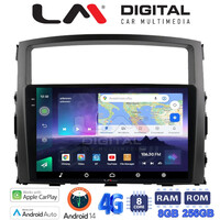 LM Digital - LM ZQ8038 GPS Οθόνη OEM Multimedia Αυτοκινήτου για MITSUBISHI PAJERO 2006>2014 (CarPlay/AndroidAuto/BT/GPS/WIFI/GPRS) electriclife