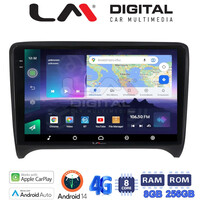 LM Digital - LM ZQ8078 GPS Οθόνη OEM Multimedia Αυτοκινήτου για AUDI TT  2007 > 2014 (CarPlay/AndroidAuto/BT/GPS/WIFI/GPRS) electriclife
