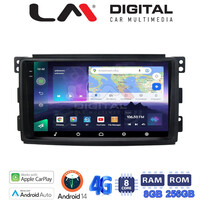 LM Digital - LM ZQ8087 GPS Οθόνη OEM Multimedia Αυτοκινήτου για SMART 2007>2010 (CarPlay/AndroidAuto/BT/GPS/WIFI/GPRS) electriclife