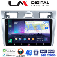 LM Digital - LM ZQ8140 GPS Οθόνη OEM Multimedia Αυτοκινήτου για Ford Fiesta 2006 -> 2008 (CarPlay/AndroidAuto/BT/GPS/WIFI/GPRS) electriclife