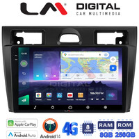 LM Digital - LM ZQ8140B GPS Οθόνη OEM Multimedia Αυτοκινήτου για Ford Fiesta 2006 -> 2008 (CarPlay/AndroidAuto/BT/GPS/WIFI/GPRS) electriclife