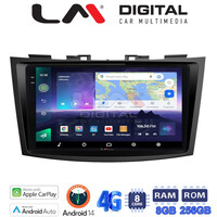 LM Digital - LM ZQ8179 GPS Οθόνη OEM Multimedia Αυτοκινήτου για SUZUKI SWIFT 2011>2016 (CarPlay/AndroidAuto/BT/GPS/WIFI/GPRS) electriclife