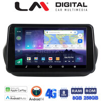 LM Digital - LM ZQ8195 GPS Οθόνη OEM Multimedia Αυτοκινήτου για Fiorino, Citroen, Nemo, Bipper (CarPlay/AndroidAuto/BT/GPS/WIFI/GPRS) electriclife
