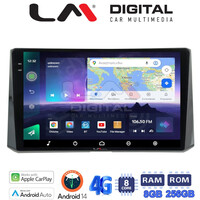 LM Digital - LM ZQ8204 GPS Οθόνη OEM Multimedia Αυτοκινήτου για Toyota Corolla 2019> (CarPlay/AndroidAuto/BT/GPS/WIFI/GPRS) electriclife