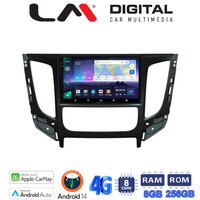 LM Digital - LM ZQ8230 GPS Οθόνη OEM Multimedia Αυτοκινήτου για Mitsubishi L200 2014 >Μόνο για αυτοκίνητα με Κλιματισμό (CarPlay/AndroidAuto/BT/GPS/WIFI/GPRS) electriclife