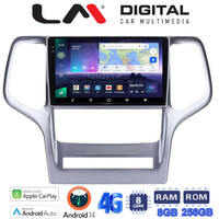LM Digital - LM ZQ8234 GPS Οθόνη OEM Multimedia Αυτοκινήτου για Jeep Gran Cherokee 2011 > 2013 (CarPlay/AndroidAuto/BT/GPS/WIFI/GPRS) electriclife