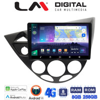 LM Digital - LM ZQ8236 GPS Οθόνη OEM Multimedia Αυτοκινήτου για Ford Focus 1998 > 2004 (CarPlay/AndroidAuto/BT/GPS/WIFI/GPRS) electriclife