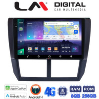 LM Digital - LM ZQ8272 GPS Οθόνη OEM Multimedia Αυτοκινήτου για SUBARU IMPREZA-FORESTER 2009>2012 (CarPlay/AndroidAuto/BT/GPS/WIFI/GPRS) electriclife