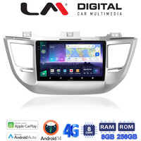 LM Digital - LM ZQ8361 GPS Οθόνη OEM Multimedia Αυτοκινήτου για Hyundai Tucson 2015 < 2019 (CarPlay/AndroidAuto/BT/GPS/WIFI/GPRS) electriclife