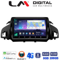 LM Digital - LM ZQ8362 GPS Οθόνη OEM Multimedia Αυτοκινήτου για FORD KUGA 2013> & C-MAX 2011> (CarPlay/AndroidAuto/BT/GPS/WIFI/GPRS) electriclife