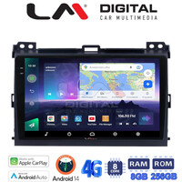 LM Digital - LM ZQ8384 GPS Οθόνη OEM Multimedia Αυτοκινήτου για TOYOTA LANDCRUISER J100 2003>2009   (CarPlay/AndroidAuto/BT/GPS/WIFI/GPRS) electriclife