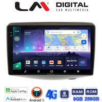 LM Digital - LM ZQ8402 GPS Οθόνη OEM Multimedia Αυτοκινήτου για Toyota Yaris 1999 > 2004 (CarPlay/AndroidAuto/BT/GPS/WIFI/GPRS) electriclife