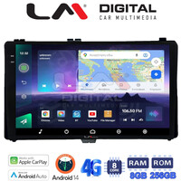 LM Digital - LM ZQ8418 GPS Οθόνη OEM Multimedia Αυτοκινήτου για Toyota Auris '15> & Corolla '17-'19 (CarPlay/AndroidAuto/BT/GPS/WIFI/GPRS) electriclife