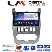 LM Digital - LM ZQ8432 GPS Οθόνη OEM Multimedia Αυτοκινήτου για DACIA DUSTER 2006>2012  (CarPlay/AndroidAuto/BT/GPS/WIFI/GPRS) electriclife