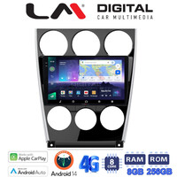 LM Digital - LM ZQ8436 GPS Οθόνη OEM Multimedia Αυτοκινήτου για MAZDA 6 facelift 2005>2008  (CarPlay/AndroidAuto/BT/GPS/WIFI/GPRS) electriclife