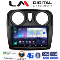 LM Digital - LM ZQ8457 GPS Οθόνη OEM Multimedia Αυτοκινήτου για Dacia Santero 2012 > 2019 (CarPlay/AndroidAuto/BT/GPS/WIFI/GPRS) electriclife