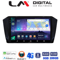 LM Digital - LM ZQ8519 GPS Οθόνη OEM Multimedia Αυτοκινήτου για VW PASSAT 2015> (CarPlay/AndroidAuto/BT/GPS/WIFI/GPRS) electriclife
