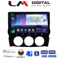 LM Digital - LM ZQ8530 GPS Οθόνη OEM Multimedia Αυτοκινήτου για Mazda MX5 2005 > 2015 (CarPlay/AndroidAuto/BT/GPS/WIFI/GPRS) electriclife