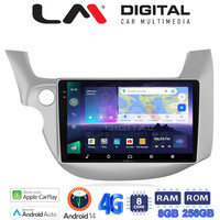 LM Digital - LM ZQ8549 GPS Οθόνη OEM Multimedia Αυτοκινήτου για HONDA JAZZ 2008>2013 (CarPlay/AndroidAuto/BT/GPS/WIFI/GPRS) electriclife