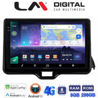 LM Digital - LM ZQ8554 GPS Οθόνη OEM Multimedia Αυτοκινήτου για TOYOTA YARIS 2020> (CarPlay/AndroidAuto/BT/GPS/WIFI/GPRS) electriclife
