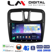 LM Digital - LM ZQ8557 GPS Οθόνη OEM Multimedia Αυτοκινήτου για Dacia Santero 2012 > 2020 (CarPlay/AndroidAuto/BT/GPS/WIFI/GPRS) electriclife