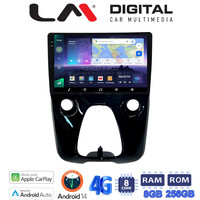 LM Digital - LM ZQ8564 GPS Οθόνη OEM Multimedia Αυτοκινήτου για Aygo & C1 & 107 14> (CarPlay/AndroidAuto/BT/GPS/WIFI/GPRS) electriclife