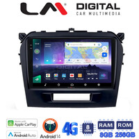 LM Digital - LM ZQ8571 GPS Οθόνη OEM Multimedia Αυτοκινήτου για SUZUKI VITARA & BREZZA 2016> (CarPlay/AndroidAuto/BT/GPS/WIFI/GPRS) electriclife