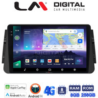 LM Digital - LM ZQ8714 GPS Οθόνη OEM Multimedia Αυτοκινήτου για Nissan Micra (K14) 2017> (CarPlay/AndroidAuto/BT/GPS/WIFI/GPRS) electriclife