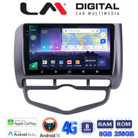 LM Digital - LM ZQ8731 GPS Οθόνη OEM Multimedia Αυτοκινήτου για Honda Jazz 2003 - 2008 (CarPlay/AndroidAuto/BT/GPS/WIFI/GPRS) electriclife