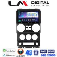 LM Digital - LM ZQ8748 GPS Οθόνη OEM Multimedia Αυτοκινήτου για JEEP WRANGLER 2007 > 2011 (CarPlay/AndroidAuto/BT/GPS/WIFI/GPRS) electriclife