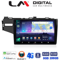 LM Digital - LM ZQ8760 GPS Οθόνη OEM Multimedia Αυτοκινήτου για HONDA JAZZ 2013> (CarPlay/AndroidAuto/BT/GPS/WIFI/GPRS) electriclife