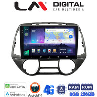 LM Digital - LM ZQ8837 GPS Οθόνη OEM Multimedia Αυτοκινήτου για Hyundai i20 2008 > 2014 (CarPlay/AndroidAuto/BT/GPS/WIFI/GPRS) electriclife