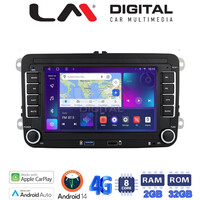 LM Digital - LM E8004 GPS Οθόνη OEM Multimedia Αυτοκινήτου για VW All (CarPlay/AndroidAuto/BT/GPS/WIFI/GPRS) electriclife