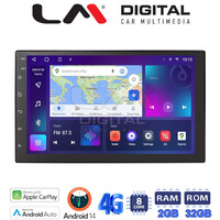 LM Digital - LM E8901 GPS Οθόνη OEM Multimedia Αυτοκινήτου Universal 2 DIN(CarPlay/AndroidAuto/BT/GPS/WIFI/GPRS) electriclife